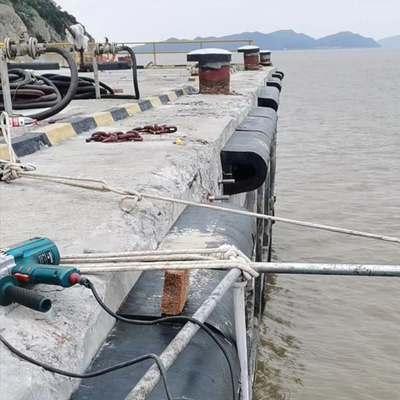 Tipo de borracha natural para-choques 300H de D para Marine Large Wharf Ships resistente