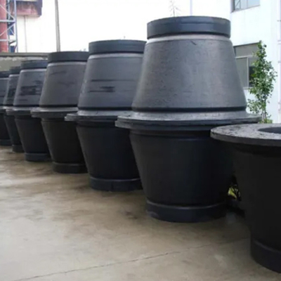 Para-choques pretos impermeáveis da doca do para-choque de Marine Cone Shape Dock Rubber