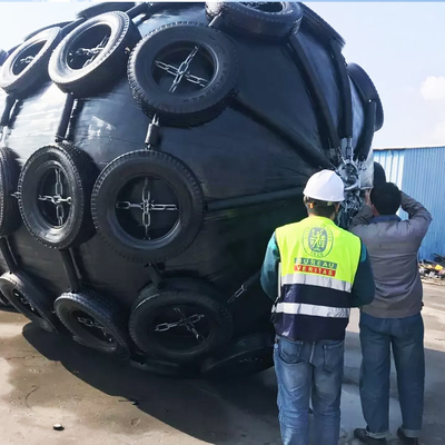 26 mergulha para-choques da doca de flutuação de 2.5M Yokohama Rubber Fender 50kPa