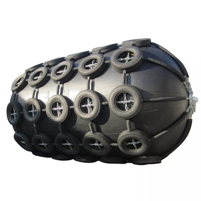 para-choques montados doca 80kPa ISO17357-1 de 4.5*9.0M Pneumatic Rubber Fender STS: 2014