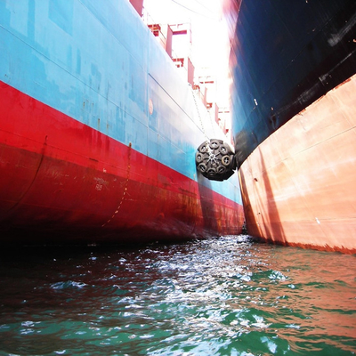 ISO17357 para-choque de borracha pneumático 50kPa de superfície liso Marine Safety