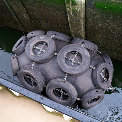 para-choques 50kPa 80kPa de 2.0*3.5M Floating Pneumatic Rubber para o embarcadouro do navio