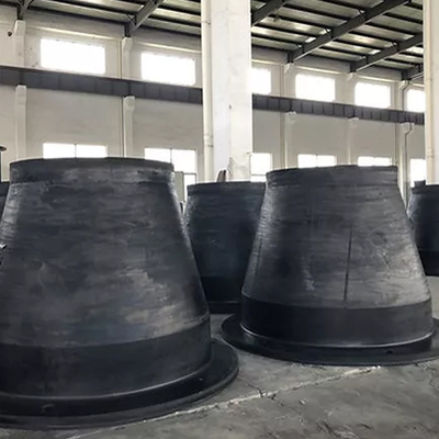 Cor preta dos para-choques de borracha cônicos do cone PIANC2002 personalizada para o amortecedor da doca do barco