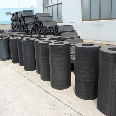 A cavidade cilíndrica O dá forma a Marine Dock Bumpers NR/material de NBR