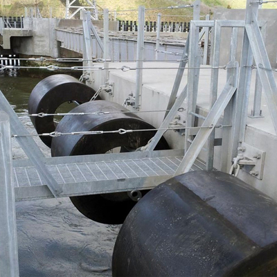 Dos para-choques cilíndricos SBR EPDM do barco do OEM material de borracha natural
