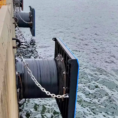O para-choque de borracha 1600H da pilha do certificado do ABS veste - a proteção resistente da doca do molhe das embarcações
