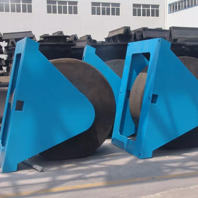 Para-choque fixo de borracha preto 175kN - 1000kN para a proteção do barco da doca