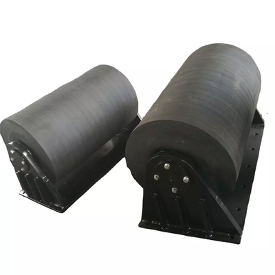 Para-choque fixo de borracha preto 175kN - 1000kN para a proteção do barco da doca