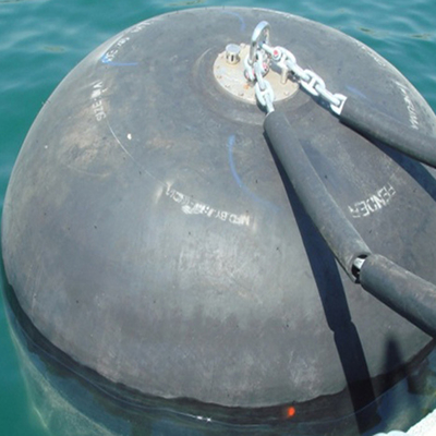 padrão da AIPCN ISO17357 dos para-choques de 4.5*12.0M Floating Pneumatic Rubber