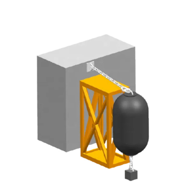 ISO17357-1: 2014 80kPa para-choques submarinos Marine Dock Hydropneumatic