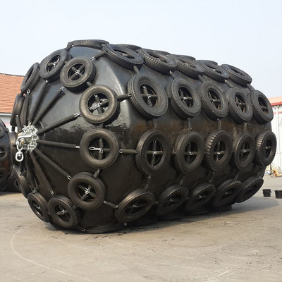 Cor do preto de Marine Dock Floating Foam Fender 2.5*5.5M Industrial Energy Absorbing