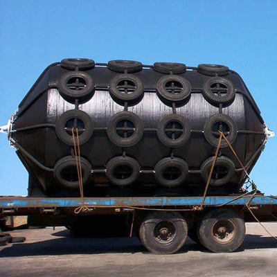 marinha Grey Wear Resistant Polyurethane Cover de 1.5*3.0M Floating Foam Fender