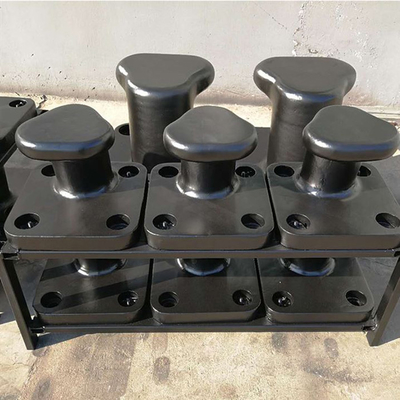 Serviço do OEM 100 toneladas que amarram postes de amarração do ferro fundido dos postes de amarração QT450