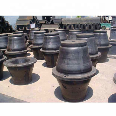 Tipo para-choque de borracha DF1000H PIANC2002 do cone da doca para a proteção do navio do barco