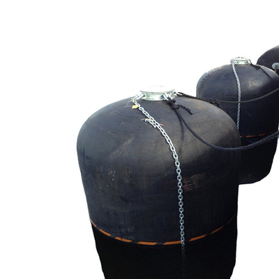 Para-choques submarinos semi subaquáticos Marine Rubber submergível pneumática
