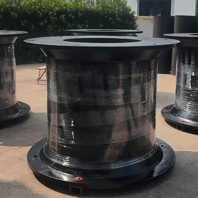 PIANC 2002 Marine Mooring Cell Pára-choque de Borracha com Armação Frontal de Aço
