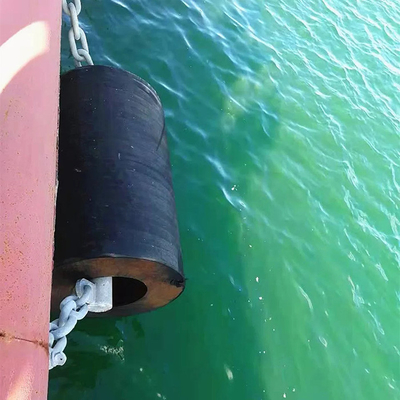 Para-choque de borracha cilíndrico Marine Port Ship Boat do elevado desempenho