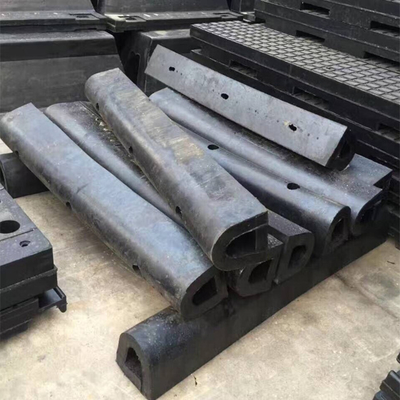 Tipo oco para-choques do barco D da seção/proteção abundante de borracha da doca