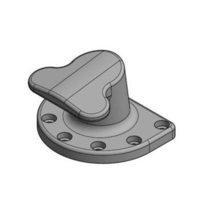 Doca Pier Quay Tee Head Bollard que amarra Marine Cast Iron Qt 450