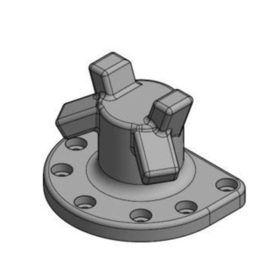Doca Pier Quay Tee Head Bollard que amarra Marine Cast Iron Qt 450