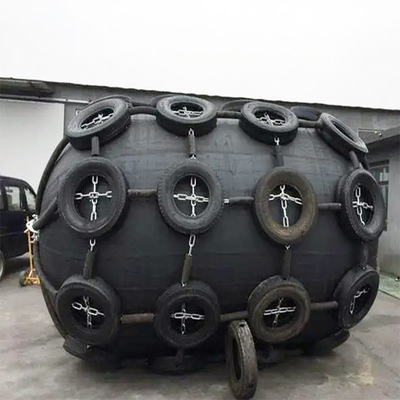 Corrente de pneu de borracha pneumática Marine Safety líquida do para-choque do padrão da AIPCN Iso17357