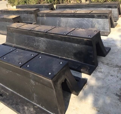 Cor preta de borracha natural dos bens de pouco peso do para-choque do arco para Marine Vessels
