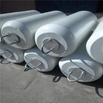 Fender de espuma flutuante cinza naval cilíndrico para proteção de navios