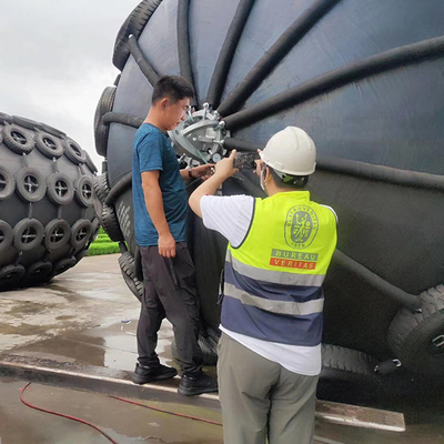 50kPa para-choque de borracha pneumático ISO17357-1: Certificado da BV de 2014 especificações