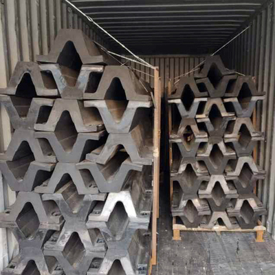 Fenders de doca marinha de borracha moldada Cor preta Alta flexibilidade