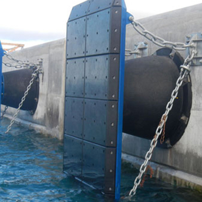Fenders de borracha de cone marinho absorção de alta energia cilíndrica