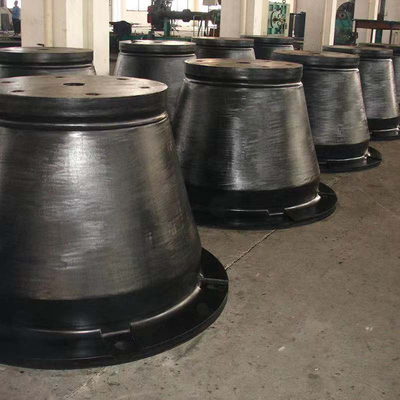 Excelente Elasticidade Cone Fenders de borracha Twin baixa manutenção