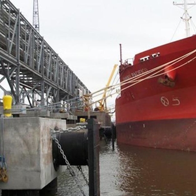 Segurança Marítima Dock de Fender de Borracha Cilíndrica OEM Natural para Proteção de Navios