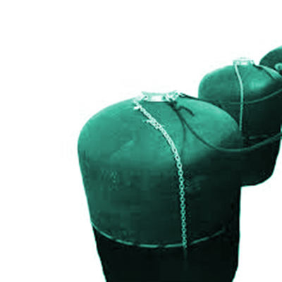 D3.3*L6.5m Fenders submarinos Fenders de borracha pneumáticos de cadeia hidráulica