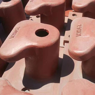Bolinhos de amarração de aço personalizados para atracação de projeto padrão de acabamento de prata