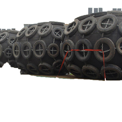 Alto resistência Yokohama Fender em preto para prevenção de colisões de navios