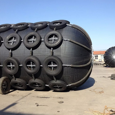 D1000 L1500 Fender de borracha pneumática naval Boia de pontão inflável