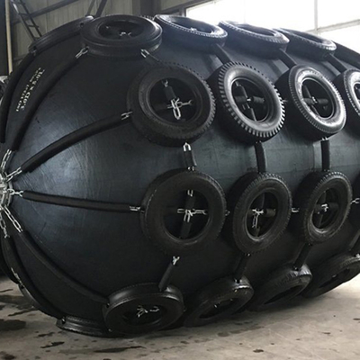 Flexibilidade Fender marinho pneumático cilíndrico / airbag Fender de borracha com tração e baixa abrasão