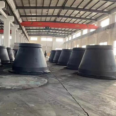 Fender de borracha de cone de alta durabilidade e eficiência com baixa manutenção