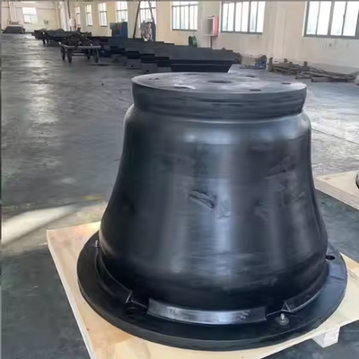 Equipamento Marítimo Fender de borracha de cone usado para evitar que navios colidam com as docas