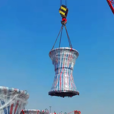 Fender de borracha de cone de alta absorção de energia com painel frontal e serviço de corte de processamento