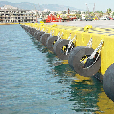 Fenders de borracha cilíndrica do porto marítimo