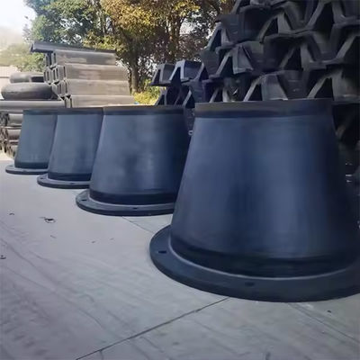 500h Cone Fender Alta absorção de energia Força de reação baixa Design de economia de espaço