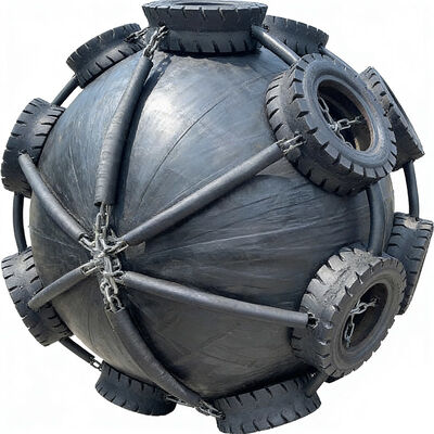 Fender de borracha inflável Alta absorção de impacto Excelente resistência à água do mar