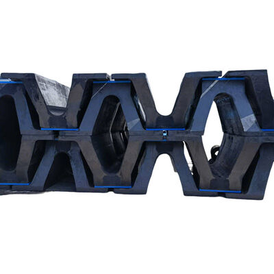 Fender de borracha de arco Distribuição uniforme da força Baixa manutenção Alta resistência à compressão