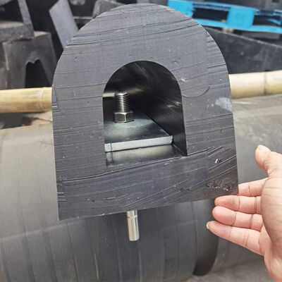 Guarda-lamas de borracha para navios de baixa força de reação, resistente e com proteção UV