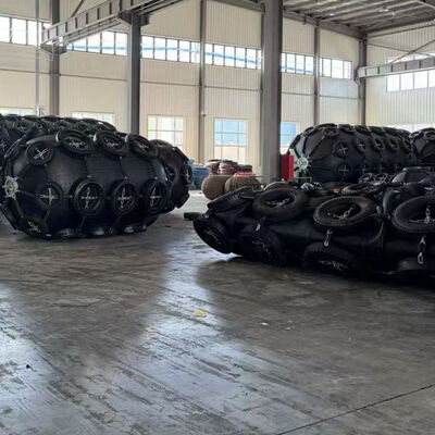 Para-choque de borracha pneumático com longa vida útil, anticolisão e fácil instalação para proteção marítima