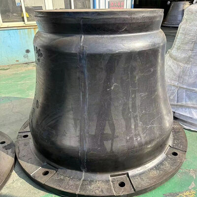 Fenders de borracha cônica com alta absorção de impacto resistente à corrosão da água do mar e longa vida útil