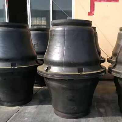 Fenders de borracha de cone, resistentes ao desgaste e absorvedores de choques, para protecção de docas marítimas