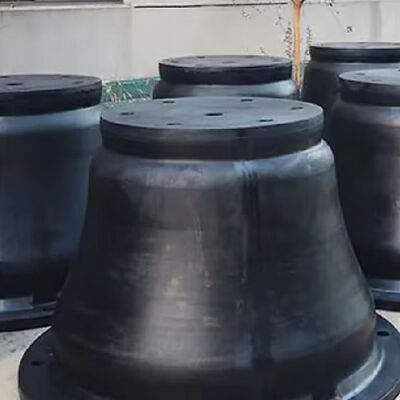 Flexíveis resistentes ao nevoeiro por compressão resistentes a baixo custo de manutenção Fenders de borracha de cone para docas marinhas