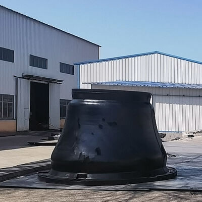 Fenders de borracha cônica com alta absorção de energia, desempenho angular estável e força distribuída uniformemente para docas marítimas